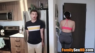 Pranking And Fucking My Fat Ass Sis Midst Quarantine
