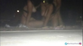 I Fuck Two Sexy Drunk Sisters In Public Part 2, With The Excitement That Someone Can See Us / Lolitaabney / Chiquicandy