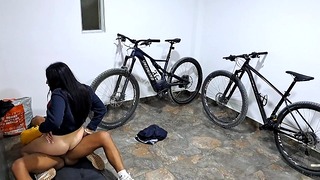 My Stepcousin Sucks My Cock While We Are In The Garage Pt3 She Knows How To Move In A Sensational