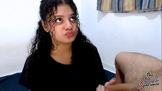 Mi Prima Me Visita En Casa Para Llenarle La Cara De Leche 1/2. Diana Marquez-Instagram: The.2001.Xperience