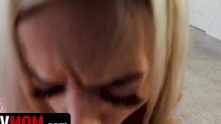 My Blonde Mylf Stepmom Boosts My Confidence By Sucking Me Off And Fucking Me While Stepdad Is Away