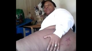 Big Mamma Aunt Dee Showing All Dat Phat Juicy Plumped Ass & Hairy Phat Pussy