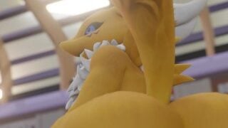 Furry Step Mother Renamon Fucking You Hard POV