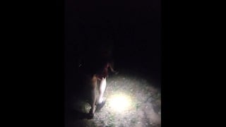 Pee Desperation! Stepsister Begs Me To Take Her Pee After Dark Camping! She’s Scared!