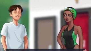 Summertime Saga 12 – Watching A Porn Movie With My Stepmother – Gameplay