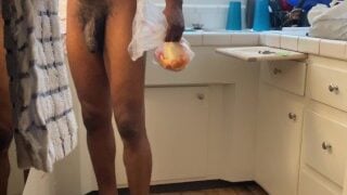 Caught – My Stepdad Caught Me Recording Him Naked In The Kitchen