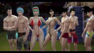 Dragon Ball Porn Epi 45 Milk Madre Y Esposa Fiesta En La Piscina Madres Folladas Por Sus Hijos Intercambio De Madres E