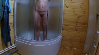 Stepmom With Big Ass Washes In The Shower