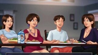 Summertime Saga 45 – Touching My Stepmother While We Have Dinner – Gameplay