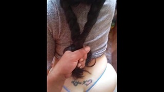 Pulling My Cousin’s Braids, Standing Fuck Before My Aunt Comes House
