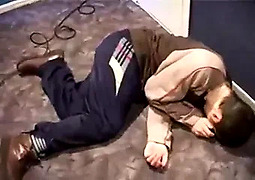 Russian mom fucked by NOT her step son and his two friends