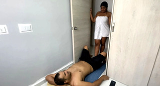 Stepsister rides her stepbrother’s cock while they are home alone.