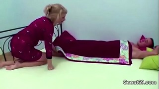 Mom Up Step-Son With BJ and get Anal Fuck