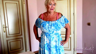 AuntJudys – Your Mature GILF Stepmom Mrs. Randy Raz Catches You Stealing Her Panties (POV)