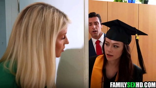 Cuckold step mom watching step dad fucking step daughter