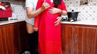 indian married sister in law fucked by brother in law for the first time in the kitchen