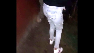 My sister-in-law was and pissing in the street after the party.