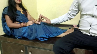 Brother-in-law fucked sister-in-law's ass for the first time and enjoyed it thoroughly with sister-in-law in Hindi sexy voice.