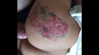 Fucking tattooed rabuda sister-in-law fucking hard mature black woman