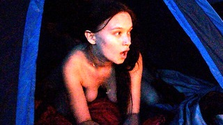 A family hike ended in rough fucking step daughter with step father in a tent